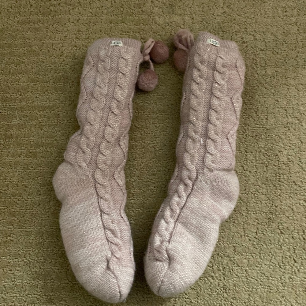 UGG house socks, barely worn, and very comfortable
